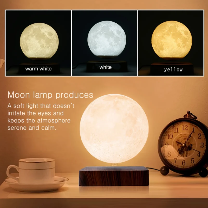 Levitating Moon Table Lamp - Image 3