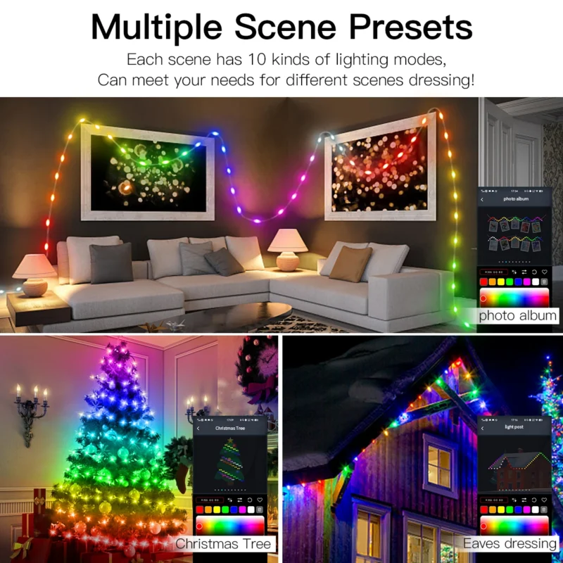 Smart Bluetooth Christmas Fairy Lights - Image 5