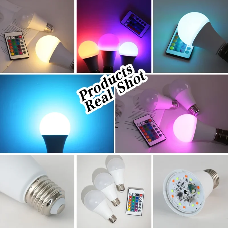 E27 RGB LED Bulb - Image 5