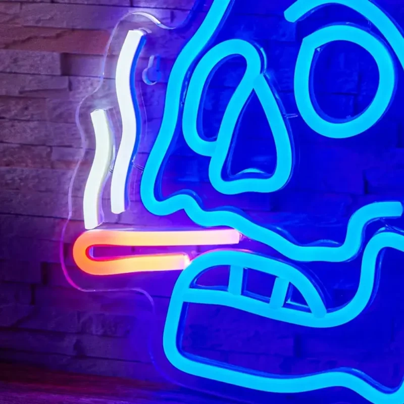 Cigar Skull Neon Light - Image 4