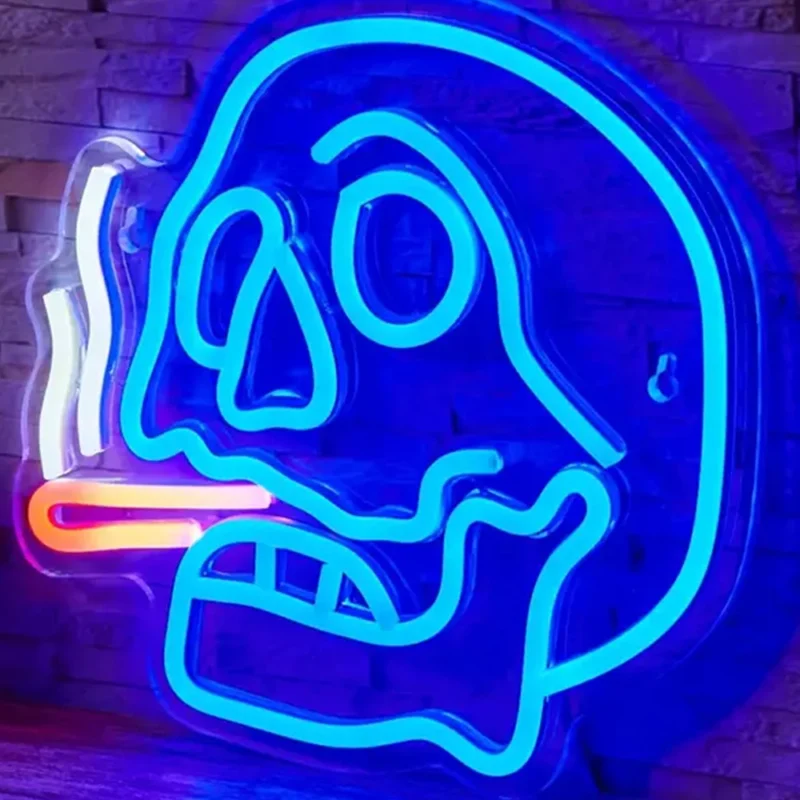 Cigar Skull Neon Light - Image 6