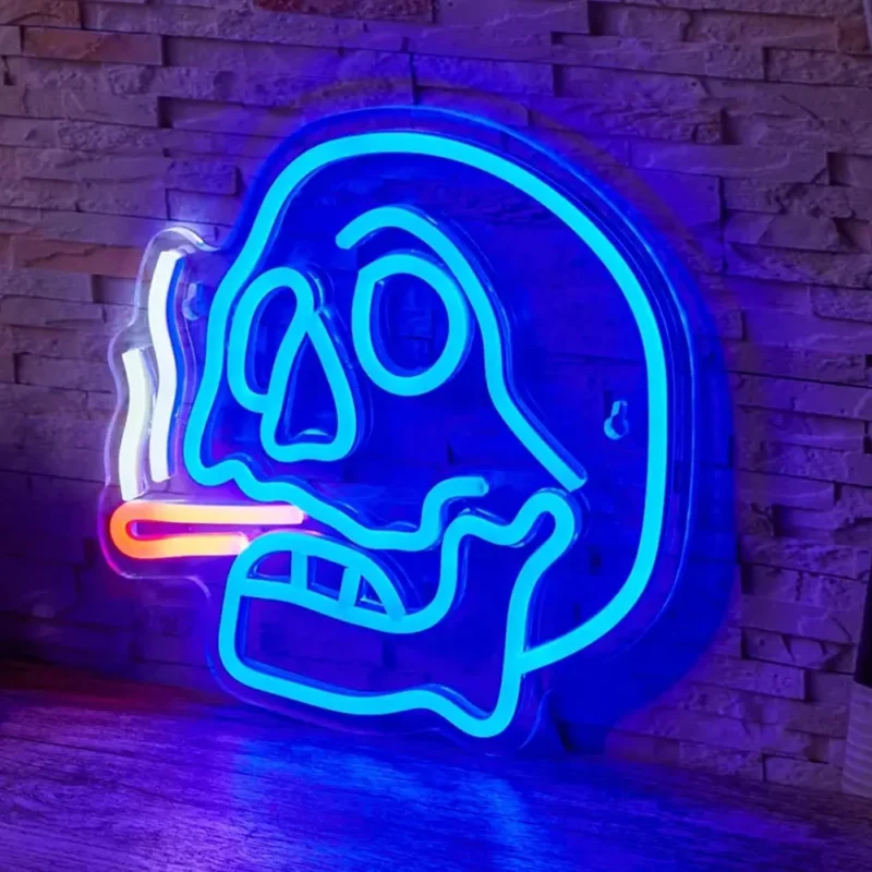 Cigar Skull Neon Light - Image 5