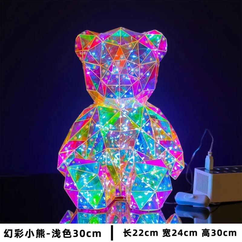 30cm Teddy Bear LED Lamp - Image 5