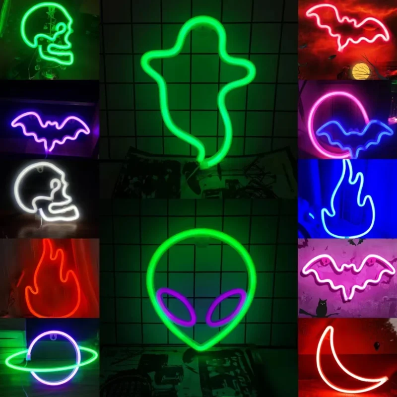 Halloween Neon Lights