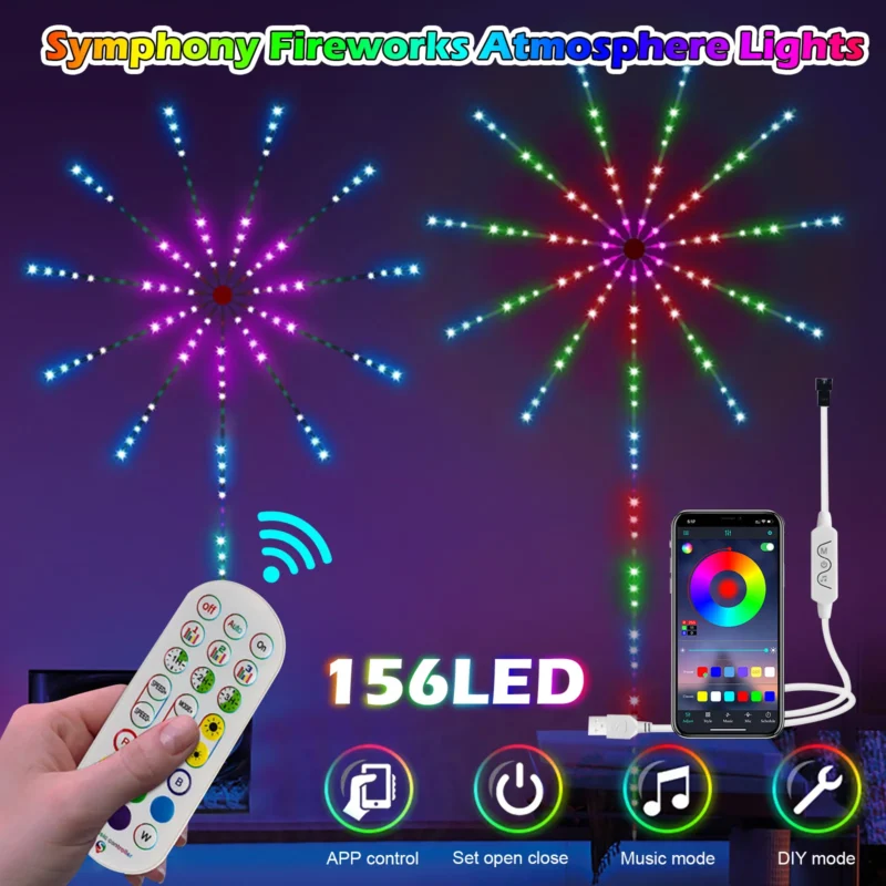 LED Firework Strip Lights - Image 4