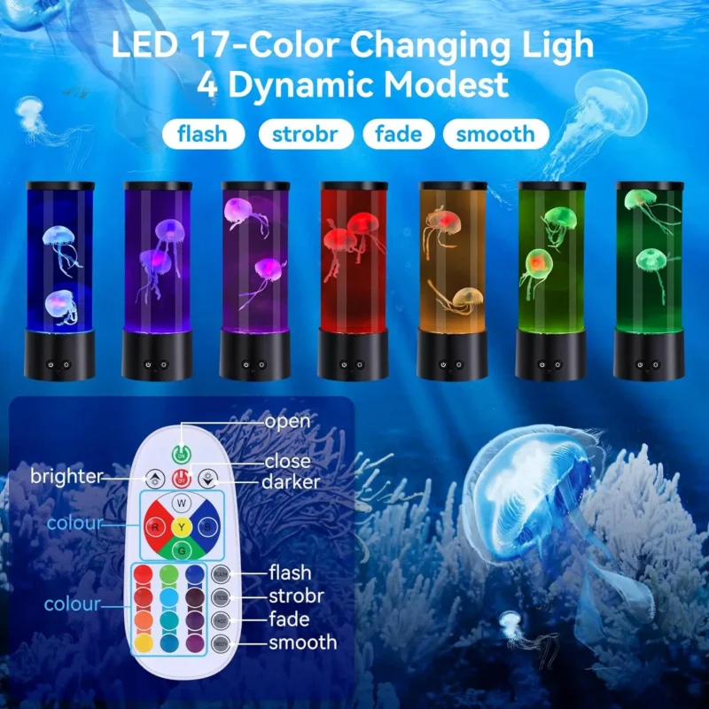 17-Color Adjustable Ocean Aquarium Mood Light - Image 4