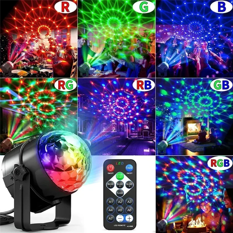 RGB LED Disco Ball Light - Image 4