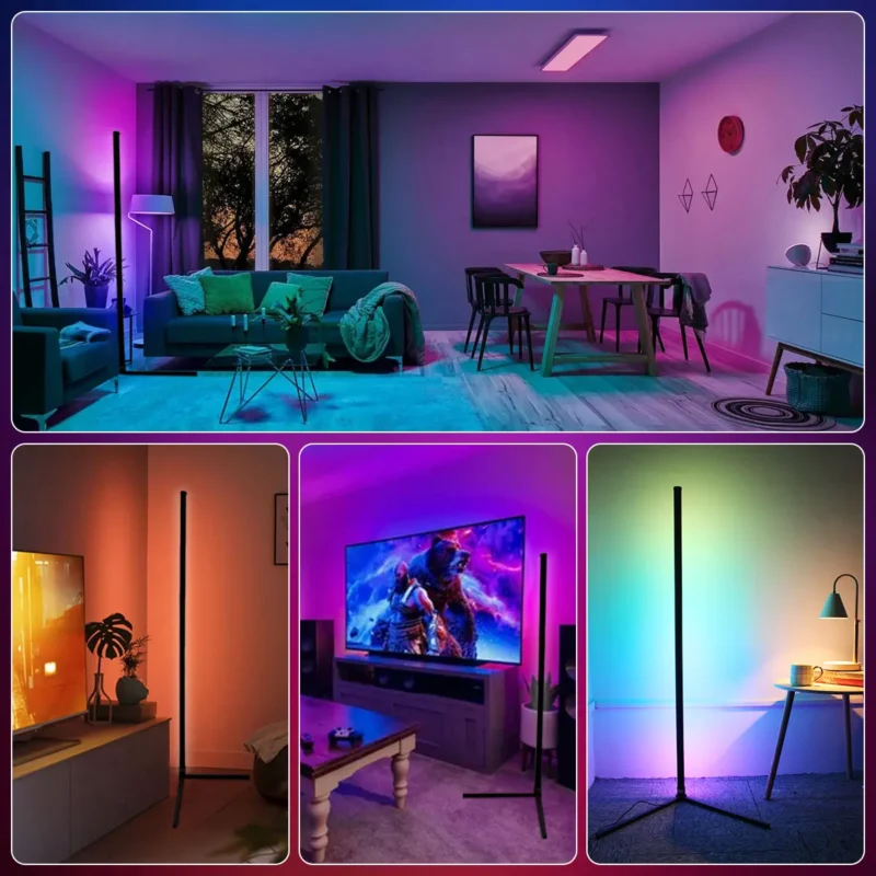 160cm Smart RGB Floor Lamp - Image 6