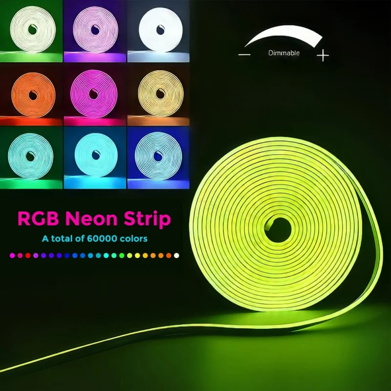 10M/5M RGB WiFi Neon LED Strip - Image 2