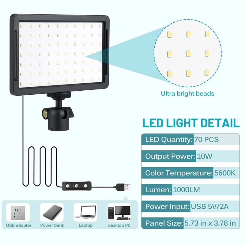 LED Video Light Panel Kit - Image 4