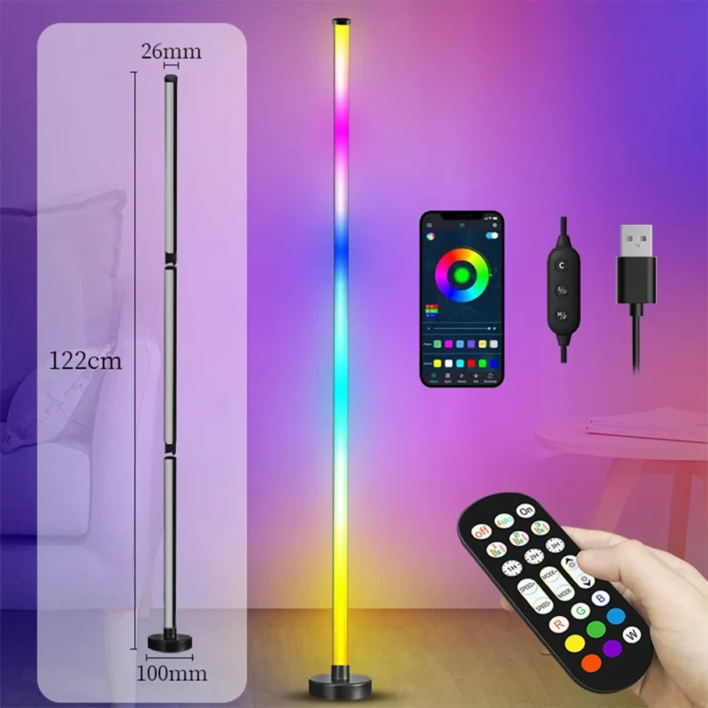 RGB LED Floor Lamp - Image 6