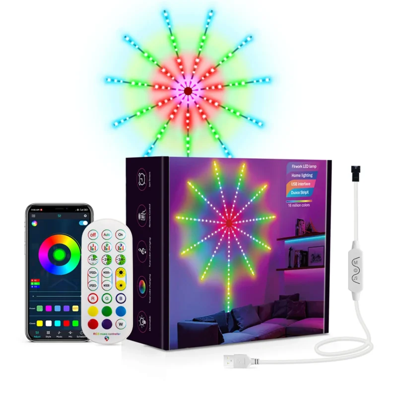 LED Firework Strip Lights - Image 5